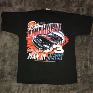VTG Dale Earnhardt Sr Man in Black#3NASCAR T-Shirt